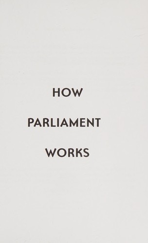 How parliament works