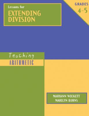 Lessons for extending division. Grades 4-5