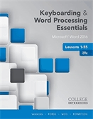 Keyboarding and word processing essentials. Lessons 1-55