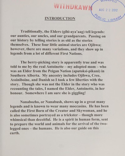 Niiwin : four Ojibwa critter tales.
