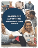Horngren's Accounting. Volume 1, Flextext