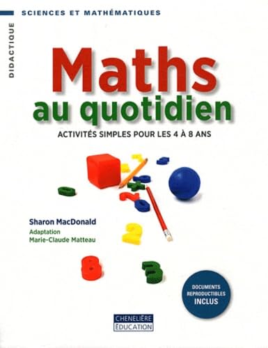 Maths au quotidien  : activités simples pour les 4 à 8 ans.