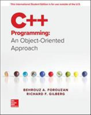 C++ programming  : an object-oriented approach.