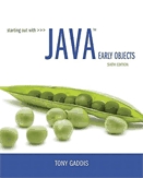 Starting out with Java. Early objects