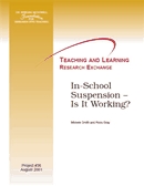 In-school suspension - is it working